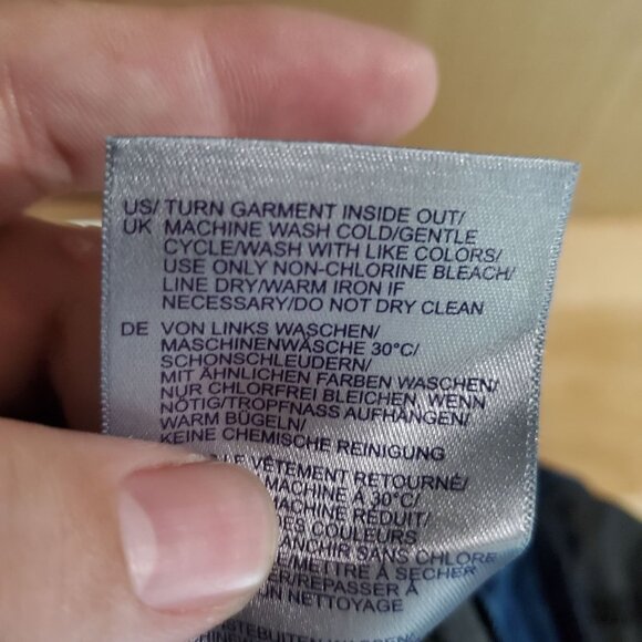 NYDJ Jeans Womens 10 Blue Bridgewater Wide Leg Stretch Denim Cropped - Picture 4 of 14